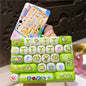 Cute 26 Grids Stress Relief Simulation Keyboard Keychain Animal Diary Desktop Decoration Student Bag Ornament Toy Creative Gift
