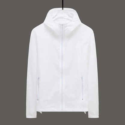 Men Hooded Jacket Summer Breathable Sunshade Coat Boy Sun Protection Clothing Fishing Hunting Clothes Quick Dry Skin Windbreaker