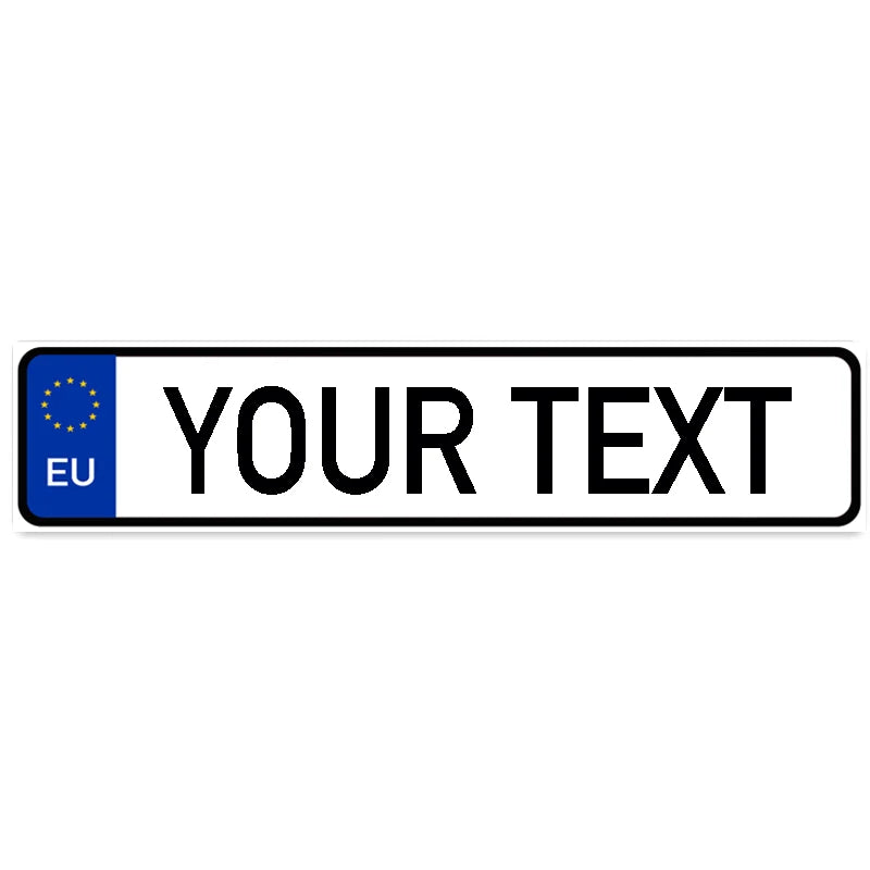 Custom Street Sign, Personalized Metal Sign For Office Workplace Home Yard Road, Custom Your Text Signs for Outdoor 16x4 Inches