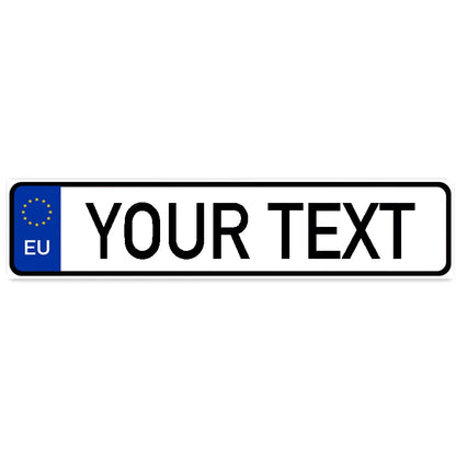 Custom Street Sign, Personalized Metal Sign For Office Workplace Home Yard Road, Custom Your Text Signs for Outdoor 16x4 Inches