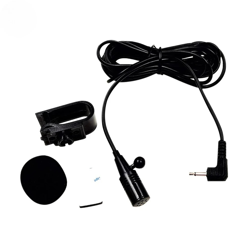 Professionals Car Audio Microphone 2.5mm Clip Jack Plug Mic Stereo Mini Wired External Microphone 2 Pole Mono For Auto DVD Radio