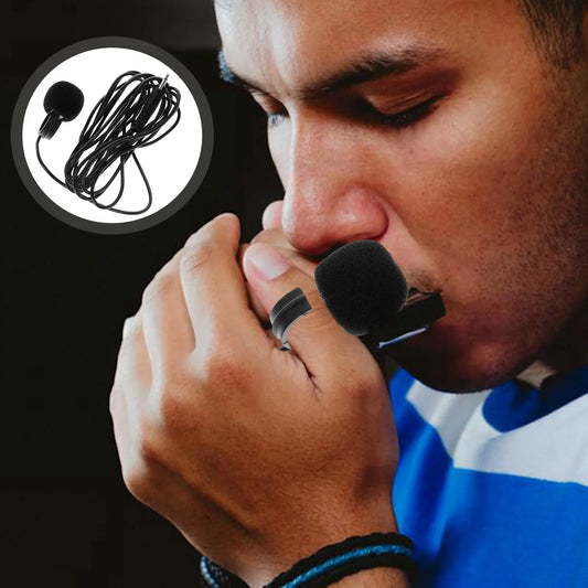Universal Connector Pickup Microphone Flute Mic Clip Lapel Microphone Portable Audio Video Consumer Electronics