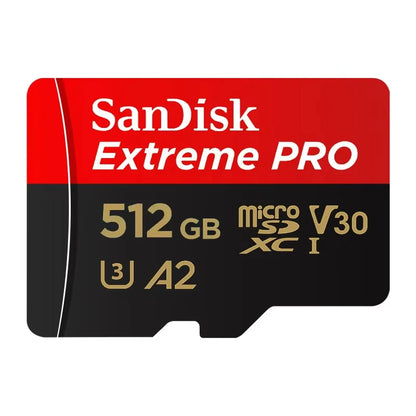 SanDisk High Speed TF Memory Card, A2 U3 V30 C10 100MB/s Portable Micro SD Card, with capacities ranging from 32GB to 512GB