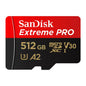SanDisk High Speed TF Memory Card, A2 U3 V30 C10 100MB/s Portable Micro SD Card, with capacities ranging from 32GB to 512GB