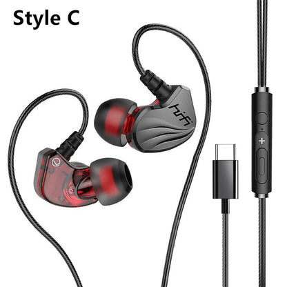 OLAF DAC Type C Earphones Wired Headset USB C Gamer Headphones Cable Handsfree Type-C Earbuds For iPhone16 15 Samsung S23 Xiaomi