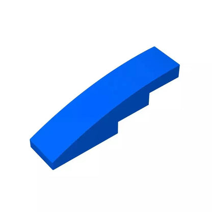 100pcs MOC Brick Part 61678 11153 Slope Curved 4 x 1 Compatible Building Block Particle DIY Assmble Kid Brain Toy Birthday Gift