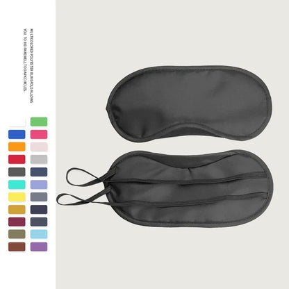 Silk Sleep Eye Mask Padded Shade Eye Cover Patch Sleeping Mask Eyemask Blindfolds Travel Relax Rest Women Men