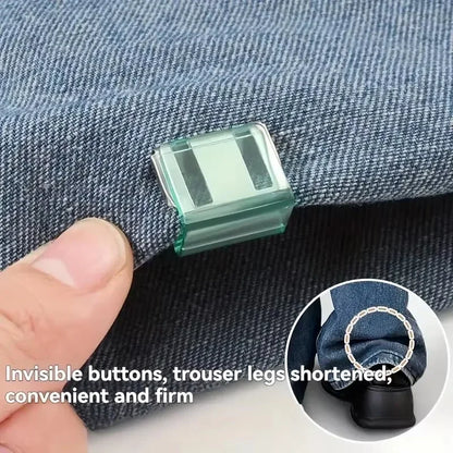 4/6/10PCS Detachable Anti Sliding Trouser Clip Invisible No Sew Concealment Buckle for DIY Sewing Craft Clothing Clips
