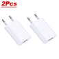 1-5Pcs Universal 5V 1A EU Plug USB Home Travel Mobile Phone Charger For Samsung Xiaomi Redmi  Huawei Charger Power Wall Adapter