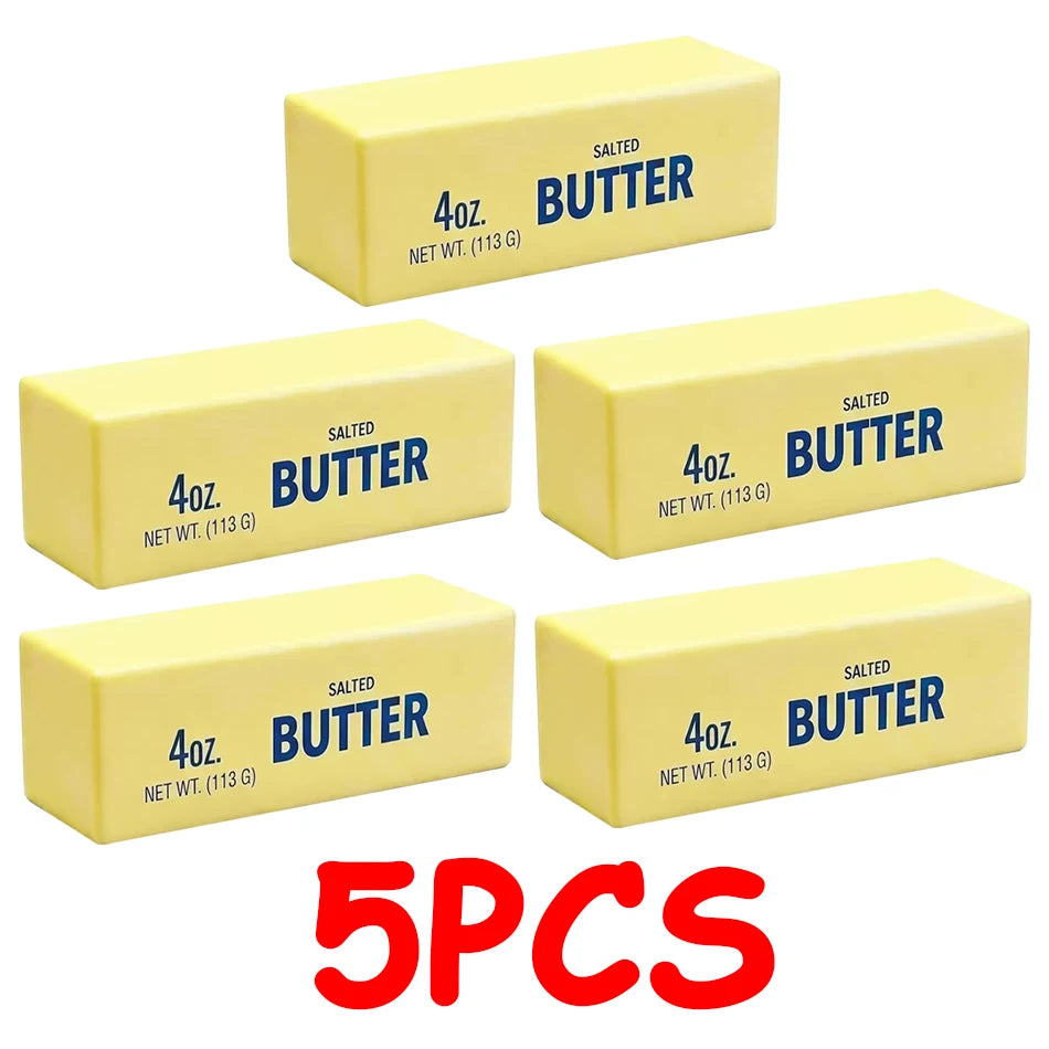 In Stock Butter Stick Squishy Toy Slow Rising Squeeze Toy Butter Bar Brick Squishy Fidget Toy Anti Stress Release Relax Gift