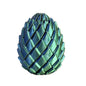 3D Printed 7.5/5.5CM Twisted Dragon Egg Toy Spiral Stress Relief Sensory Toy Christmas Birthday Party Gifts Multi-color Fidget