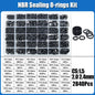 O Ring NBR Seal Washer Plumbing Gasket Thickness 1/1.5/2.0/2.4/3.1/4.0 Nitrile Butadiene Rubber Spacer Oil Resistance Oring Kit