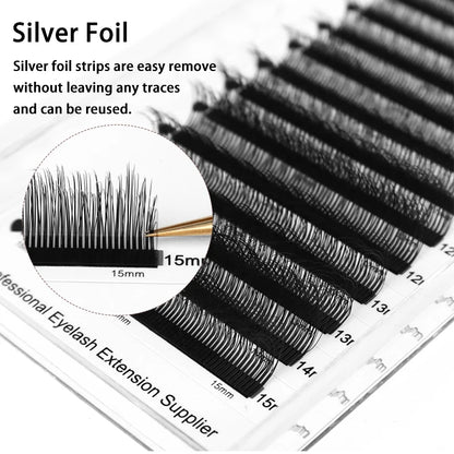 winky beauty 5D Multi Layer Flora Eyelashes Extensions Natural Black LC/LD Curl Lashes Premade Volume Flowering Eyelashes Makeup