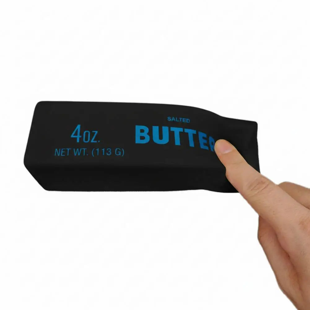 Assorted Butter Stick Squeeze Toy Slow Rebound Soccer Themed Cheese Bar Box Fidget Stress Relief Decor Game Squeeze Prank Toy
