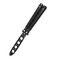Portable Practice Butterfly Knife CSGO Balisong Trainer Stainless Steel Pocket Foldable Knife Training Tool for Outdoor Games