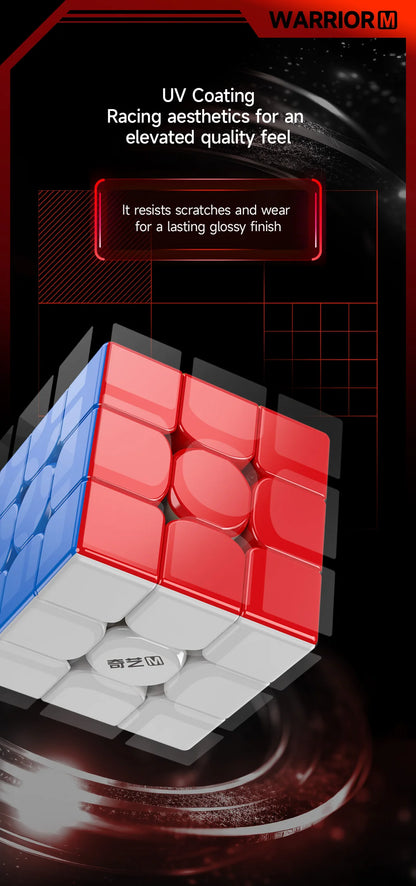 QiYi Warrior Magic Cube 3x3 Magnetic UV Educational Puzzle Magic Cube Toys For Children Kids Gift Toy Cubo Magico