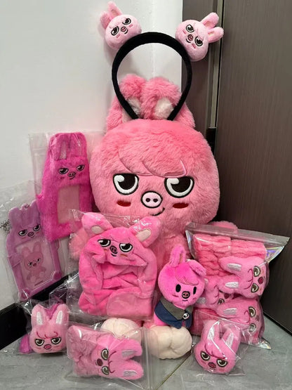 50cm Kpop Skzoo Plush Toy Wolfchan Kawaii Cartoon Stuffed Animal Plushie Doll Large Size Kids Babies Sleeping Pillow Gift 2025