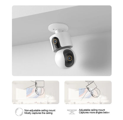2025 Xiaomi Smart Camera C500 Dual Lens Version 4MP Security Camera 360° AI Detection Full Color Night Vision WiFi 6 Mi Home APP
