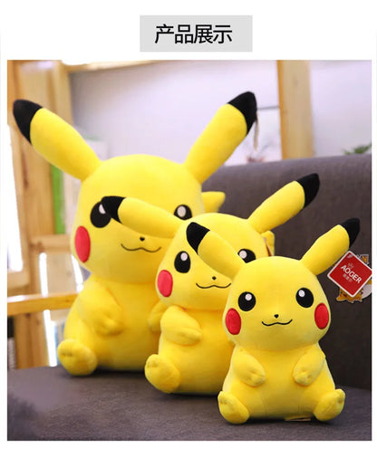 Pokemon Pikachu Plush Toy Cartoon & Cute Anime Children's Toy Stuffed Doll Valentine's Day Gift Home Decoration