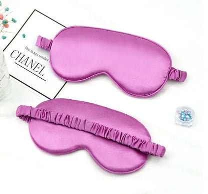 Imitated Silk Eye Patch Shading Sleep Eye Mask Eyepatch Travel Relax Cover Eyeshade Health Sleeping Shield Eye Care Tools