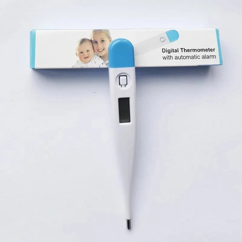 Portable Electronic Thermometer (1PC) - Precise Home Thermometer for Fever Monitoring & Health Care (Axillary/Oral/Forehead)