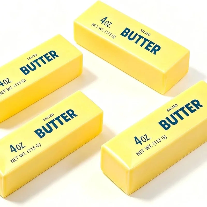 Soft Silicone Food Squishy Toy Butter Chocolate Block Slow Rebound Squeeze Toy Anxiety Relief Sensory Fidget Toy for Adults Gift