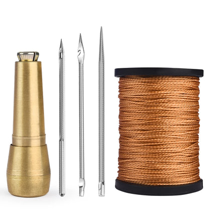 Leather Sewing Awl Set Replaceable Multifunctional Shoes Repair Tool Kit Punch Stitching Needles DIY Sewing Leathercraft
