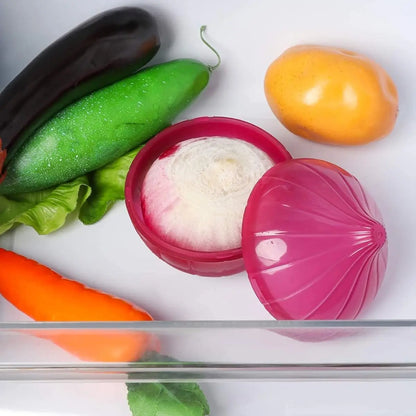 Plastic Food Storage Box Vegetable Fruit Sealed Box Kitchen Crisper Containers Onion Garlic Green Pepper Fresh Storage Tools