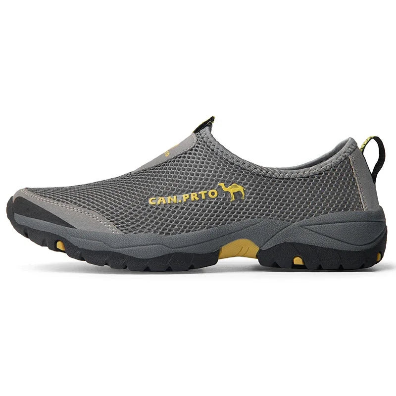 Fashion Men Casual Shoes Breathable Man Loafers Outdoor Slip-on Flats Walking Hiking Sneakers Summer Comfortable Water Shoes