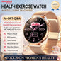 2026 New Women's Health Care Smartwatch ECG Blood Pressure Uric Acid Blood Lipids Sports IP68K Bluetooth call Fashion Smartwatch
