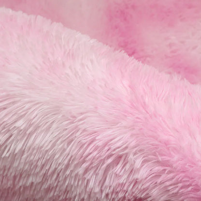 Pink Bedroom Carpet For Children's Room Cute Girls Floor Soft Mat Living Room Decoration White Fluffy Large Kids Bedside Rugs