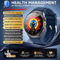 2026 New AI-Diagnosis Care Smartwatch ECG+PPG Accurate Uric Acid Blood Pressure Body Fat Five Organ Fitness Waterproof Smartwatc