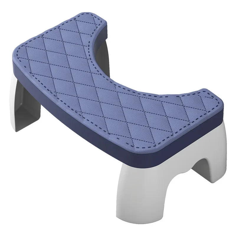 1 Pcs Anti-Slip Toilet Stool Thickened Bathroom Footstool Ergonomic Potty Step Helper Under Desk Footrest for Adults Kids