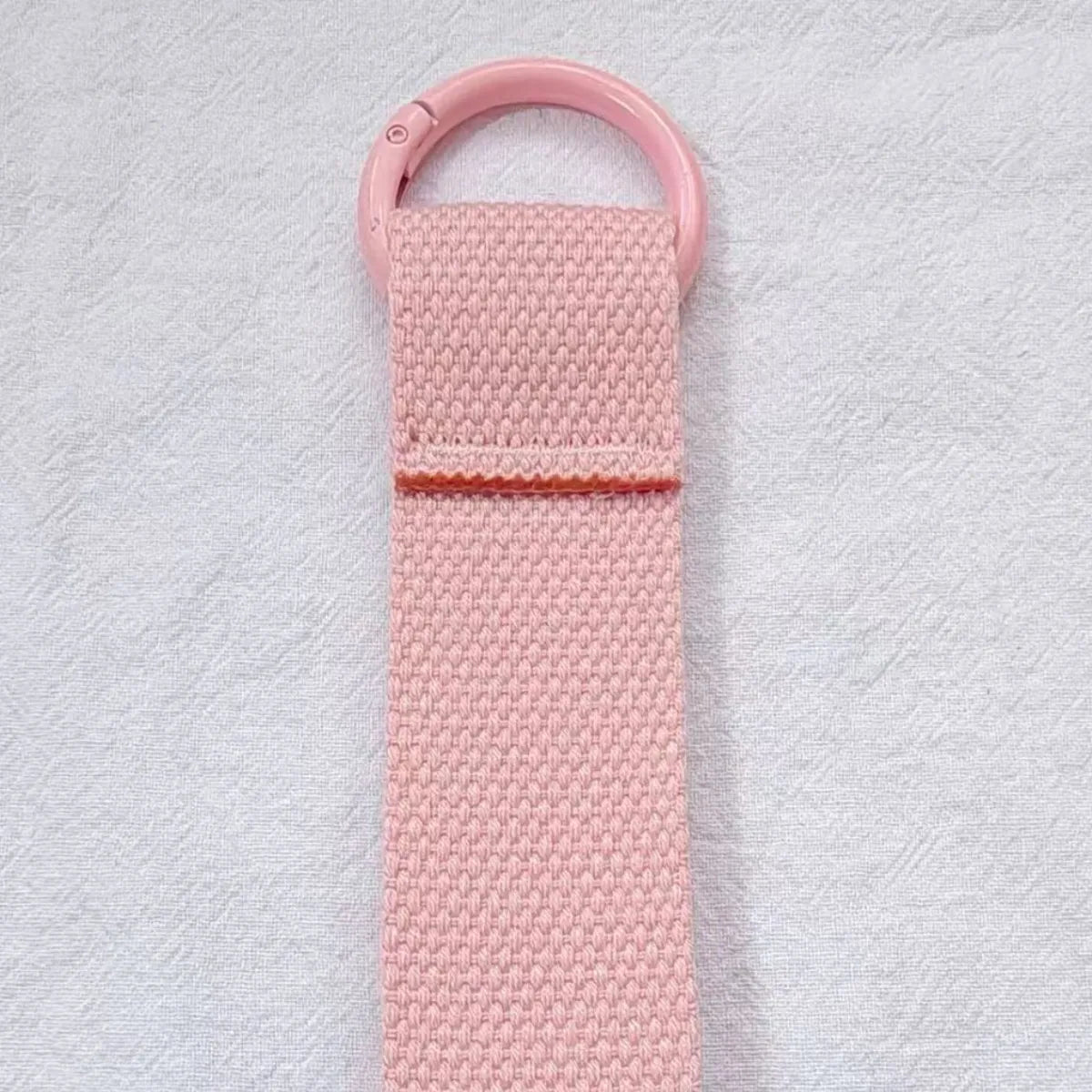 Custom LOGO Keychain Blank Canvas Strap Lanyard Backpack Floating Weave Pendant Personalize  Print Name Webbing Wholesale