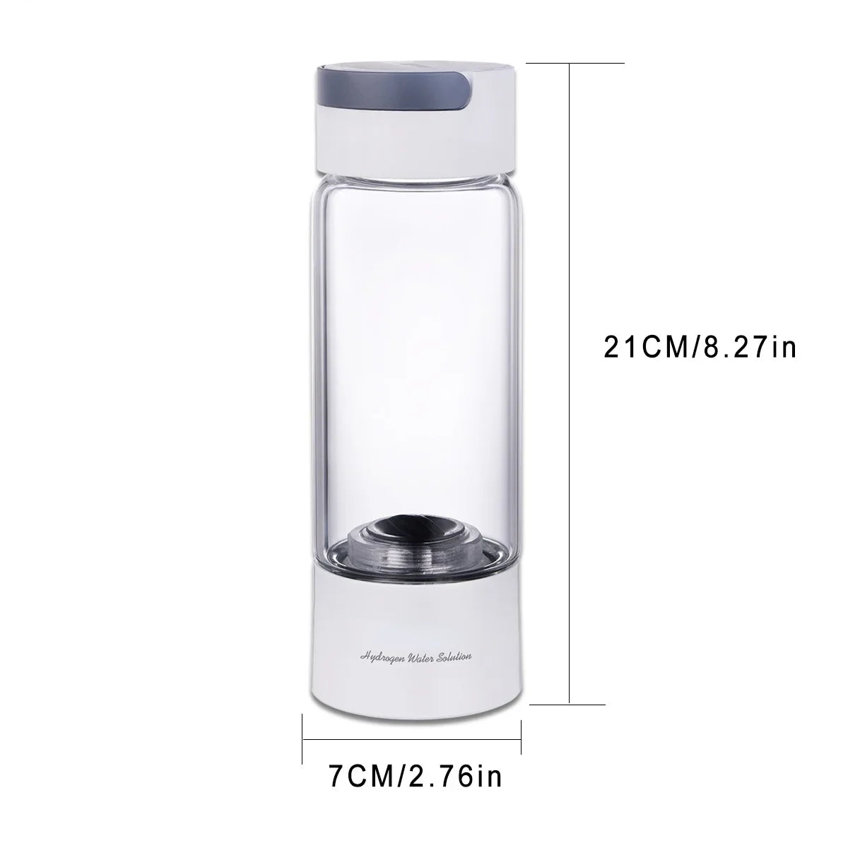 Hydrogen water generator, hydrogen water bottle, glass bottle, SPE proton exchange membrane technology, PPB5000