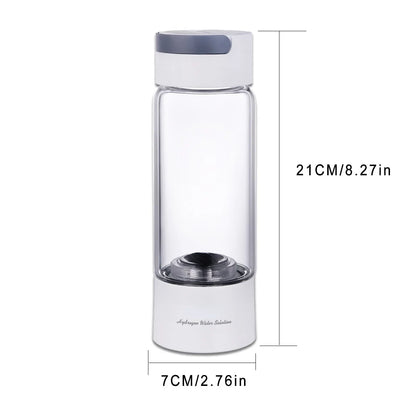 Hydrogen water generator, hydrogen water bottle, glass bottle, SPE proton exchange membrane technology, PPB5000