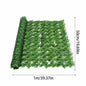 1M/3M Artificial Green Leaf Fence Panels Faux Privacy Fence Screen For Home Outdoor Garden Balcony Decoration