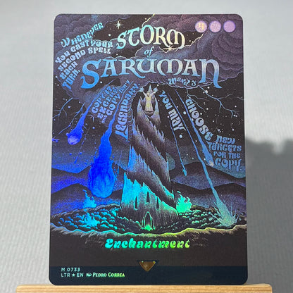 LTR FOIL3-01 Tcg proxy magic cards The One Ring Dawn of a New Age Shadow of the Enemy Hew the Entwood gather