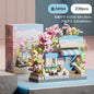 Mini Brick Building Set Rose Flower Model, Creative DIY Building Block Kit for Desk Decor, Birthday Gift for Adults and Teens