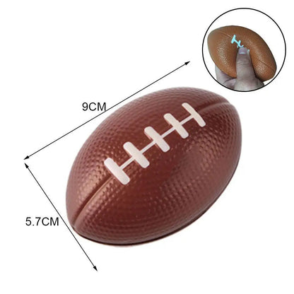 Mini Soft PU Football Ball Basketball Anti-stress France EU UK US Small Rugby Soccer Squeeze Ball Children Kids Sport Ball Toys