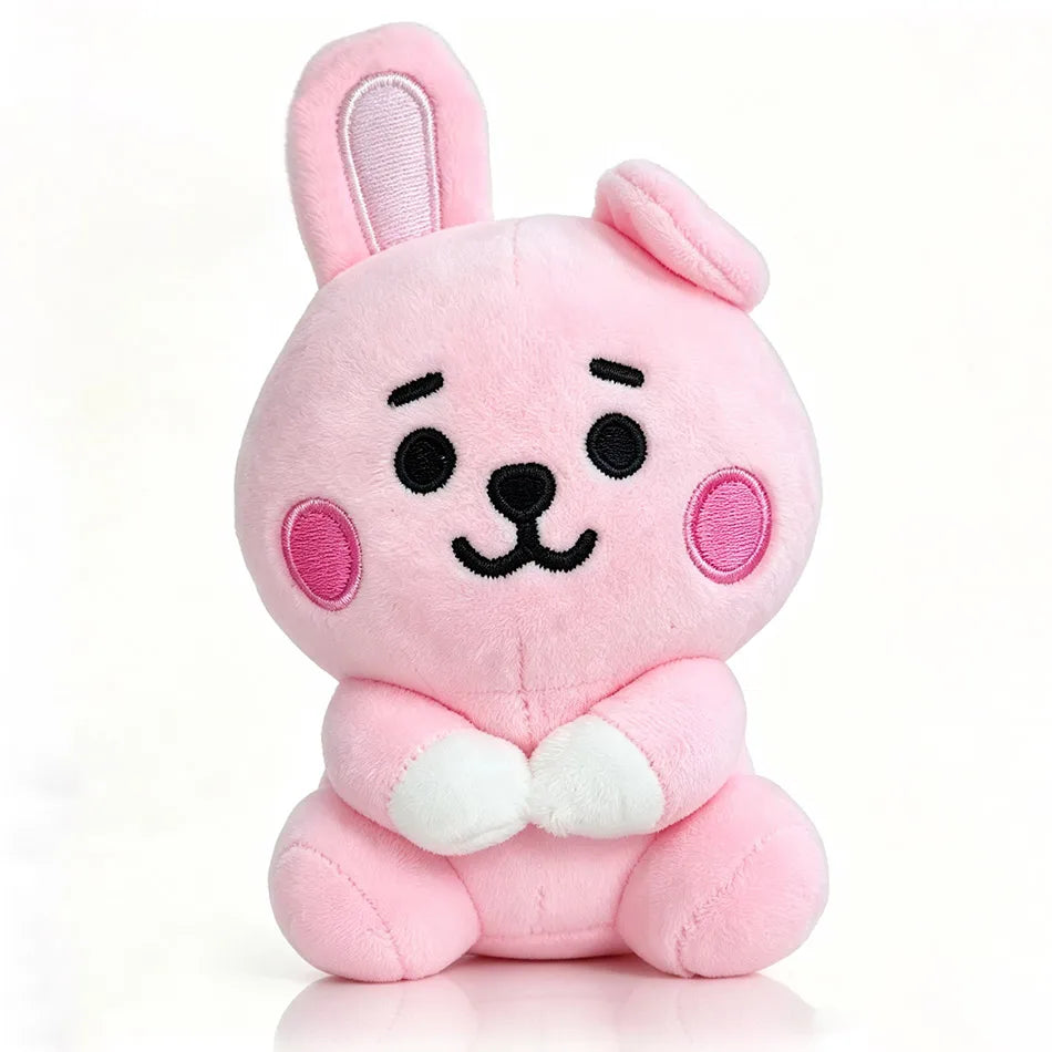 B-T-21 Plush Doll Keychain Koay Shooky Mang Cooky Cute Stuffed Pendant Backpack Ornament Gift for Fans Bag Decor
