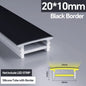 1M-10M LED Neon Rope Tube Soft Silicone Diffuser Channel Black/White Flexible Ribbon Strip Light for Recessed Channel