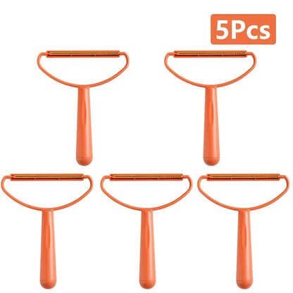 1-50Pcs Clothes Hair Scraper Pet Manual Lint Removal Coat Clothes Double Sided Hair Removal Shaver Brush Tool for Carpet Wool