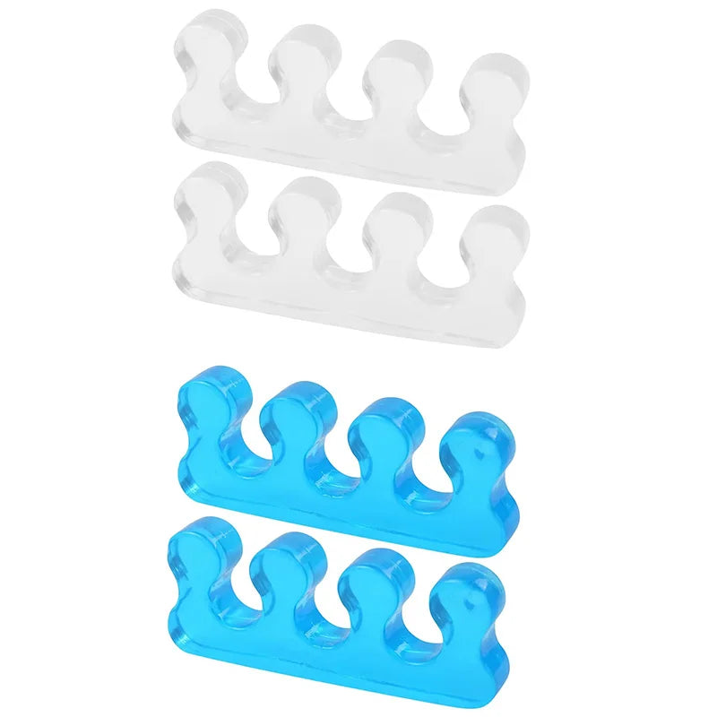 Silicone Manicure Pedicure Nails Finger Separator Flexible Finger Toe Spacer Separation Straighteners Tool Personal Health Care