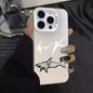 Fashion V-VRUNK phone case For iPhone 12 11 13 14 15 16 17 Max Pro Plus Mini Protective IMD Color Cover