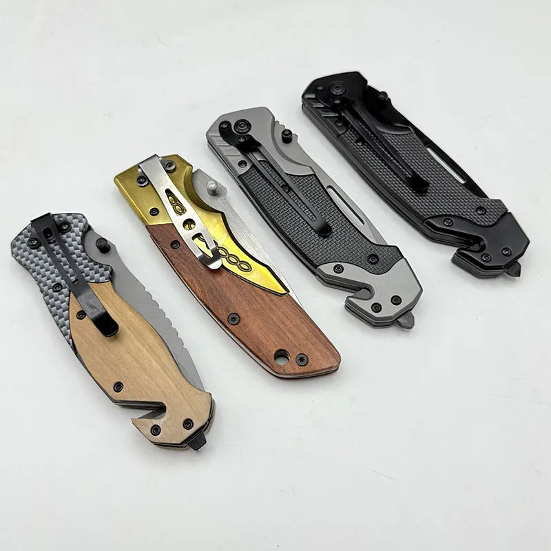 Pocket folding knife, folding fruit knife, suitable for camping, fishing, hiking, outdoor activities and home decoration