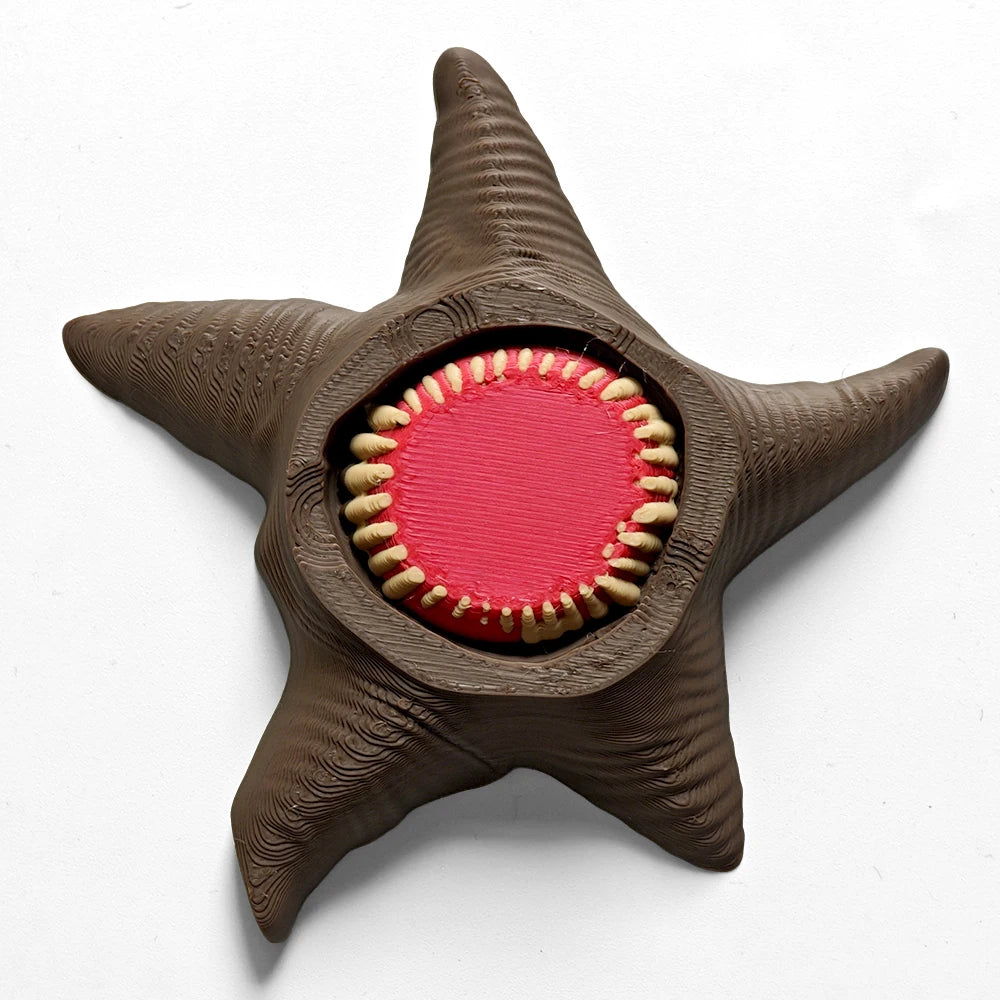 Bloop Sea Monster 3D Printed Flexible Articulated Fidget Toy – Sea Eater Deep Sea Creature Collectible Stress Relief Desk Toy