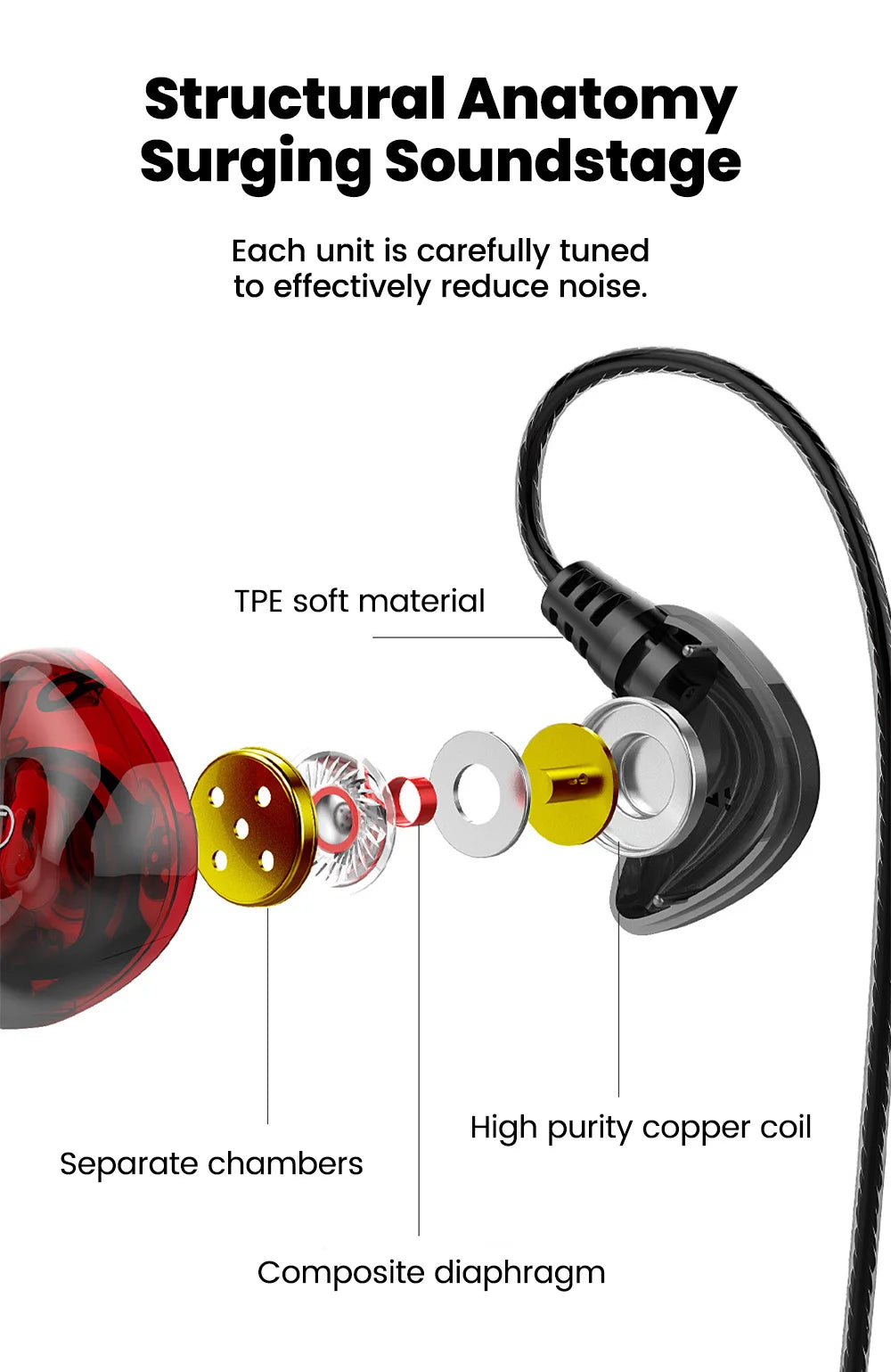 OLAF DAC Type C Earphones Wired Headset USB C Gamer Headphones Cable Handsfree Type-C Earbuds For iPhone16 15 Samsung S23 Xiaomi
