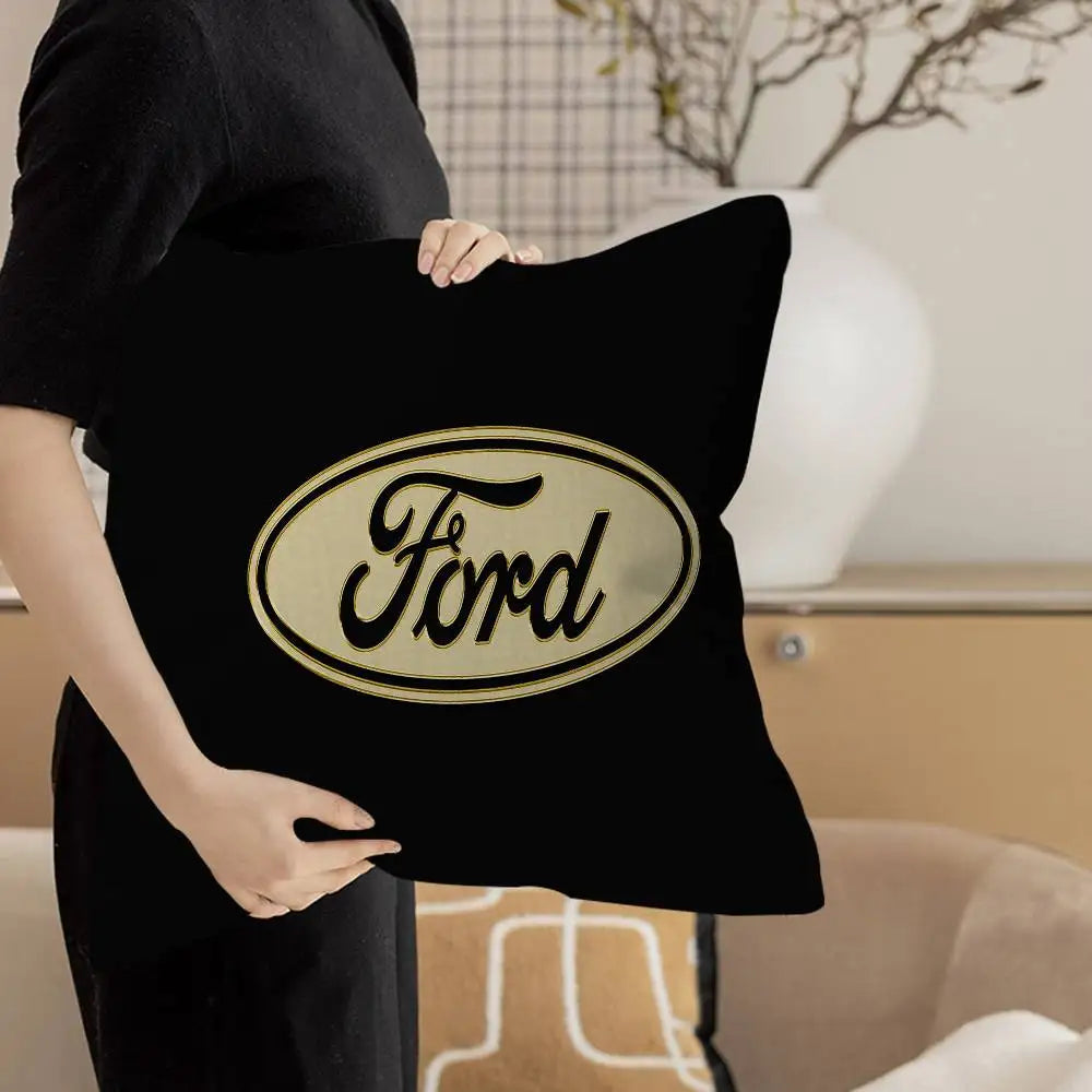 Car F-Ford Pillow Anime Pillow Sofa Bed Head Pillow Cover Cushion Cover 45x45 cm Fashion