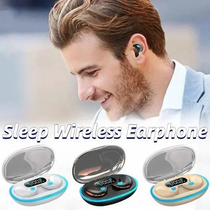 Sleeping Earbuds Wireless Mini Headphones For Work TWS Bluetooth Earphone Stereo Hidden Headsets with Mic HD Call Waterproof